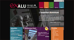 Desktop Screenshot of exalu.fr